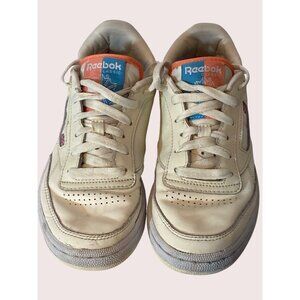 Reebok Club C 85 Vintage Classic Sneakers White Leather Tennis Shoes Women 7